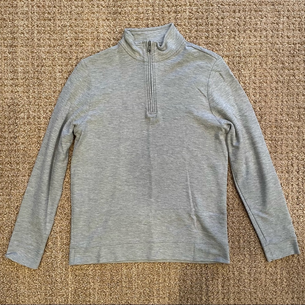 Vineyard Vines 1/4 zip Grey boys XL